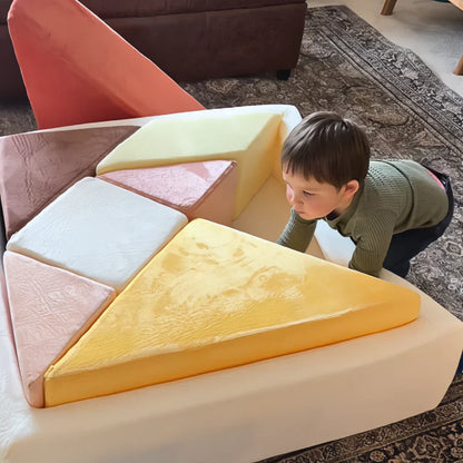 Plushitect® - Tangram Puzzle Play Couch