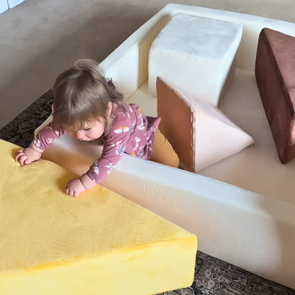 Plushitect® - Tangram Puzzle Play Couch