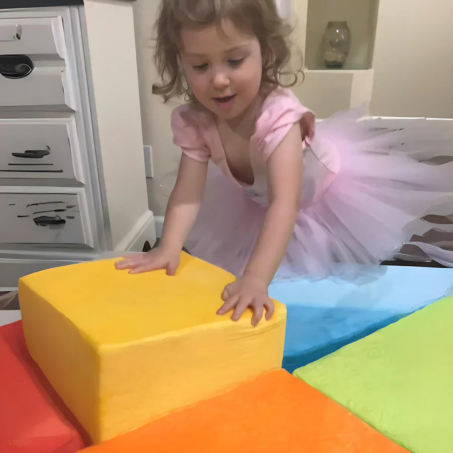 Plushitect® - Tangram Puzzle Play Couch