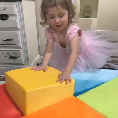 Plushitect® - Tangram Puzzle Play Couch