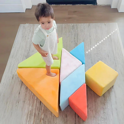 Plushitect® - Tangram Puzzle Play Couch