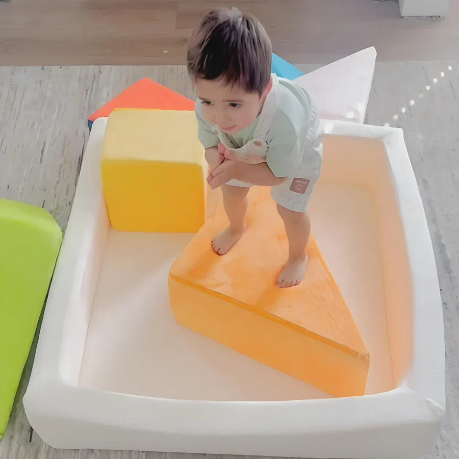 Plushitect® - Tangram Puzzle Play Couch