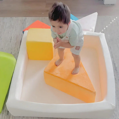 Plushitect® - Tangram Puzzle Play Couch