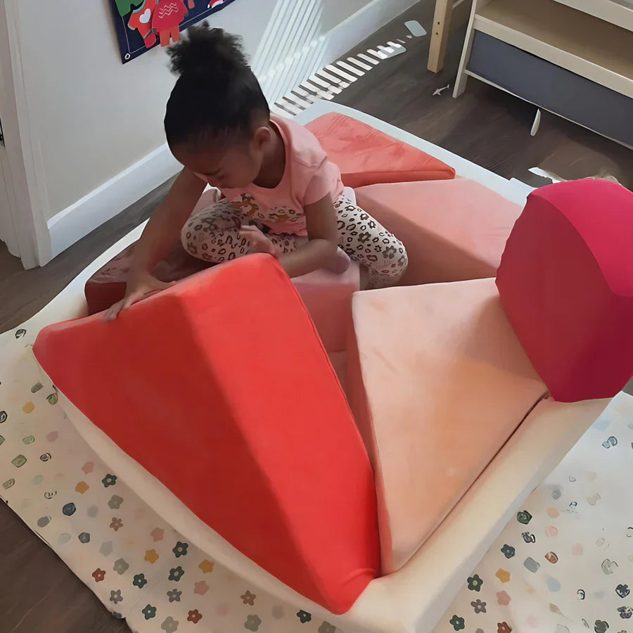 Plushitect® - Tangram Puzzle Play Couch