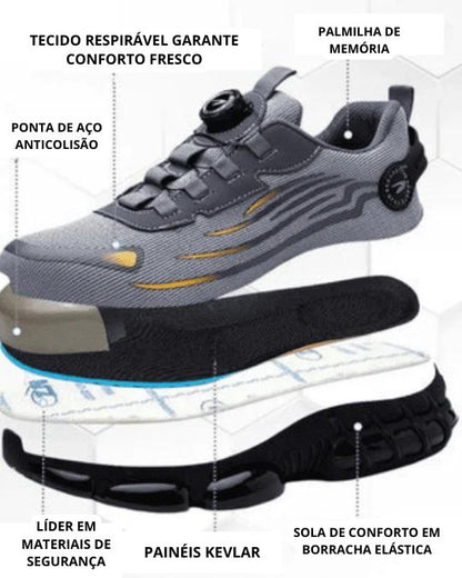 TwistBuckle  -  Steel Cap Lightness & Safety