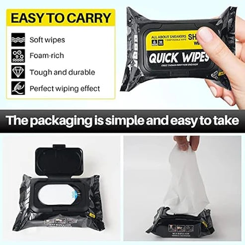 WipeRush® - Sneaker & Shoe Cleaning Wipes (80pcs)