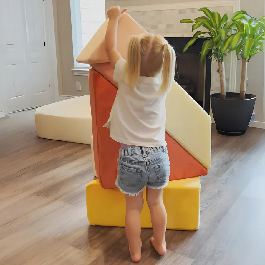 Plushitect® - Tangram Puzzle Play Couch