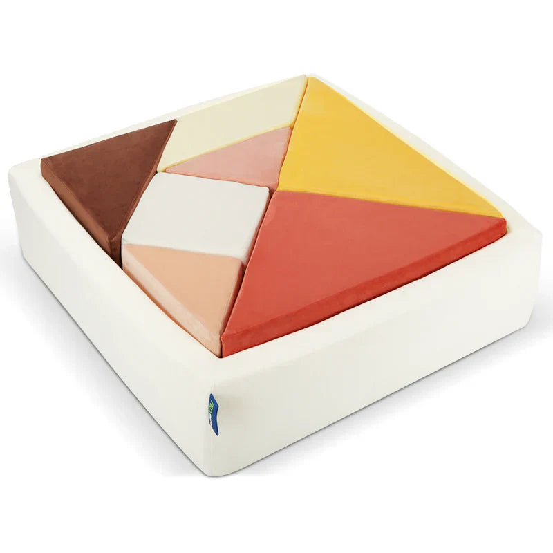 Plushitect® - Tangram Puzzle Play Couch